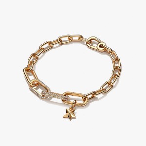 Pandora Link Bracelets Gold | TUCNH-8570