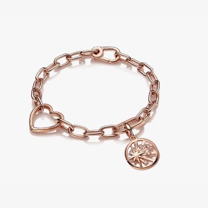 Pandora Link Bracelets Rose Gold Plated | NLOPE-0783