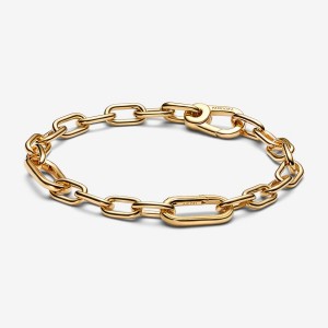 Pandora ME Link Link Bracelets Gold Plated | TDBJW-9150