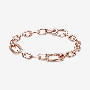 Pandora ME Link Link Bracelets Rose Gold Plated | VLOKU-6128
