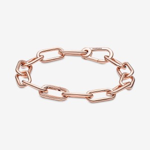 Pandora ME Link Link Bracelets Rose Gold Plated | MBQDW-5489