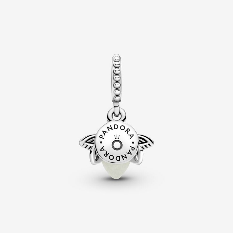 Pandora Glow-in-the-dark Firefly Dangle Dangle Charms Sterling Silver | SDPQX-4963