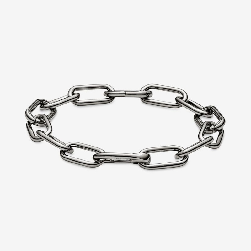 Pandora ME Link Link Bracelets Ruthenium Plated | RAWGS-6932